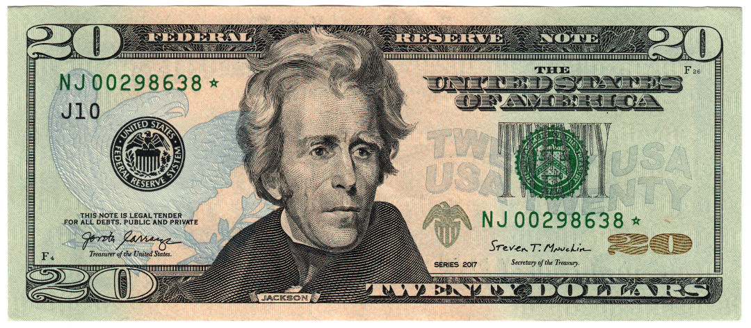 $20 Federal Reserve Notes