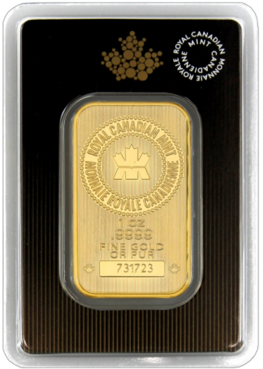 Royal Canadian Mint Gold Bars
