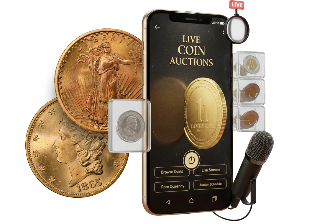 Numismtaic phone Illustration