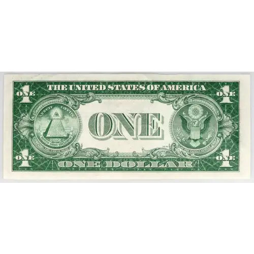 $1 1935-A blue seal. Small Silver Certificates 1608*