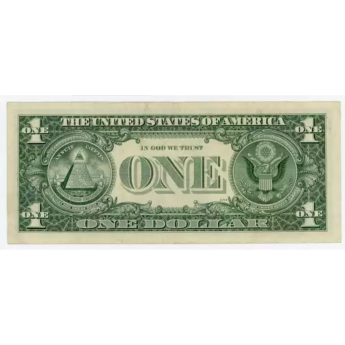 $1 1969 Green seal. Small Size $1 Federal Reserve Notes 1903-A* (2)