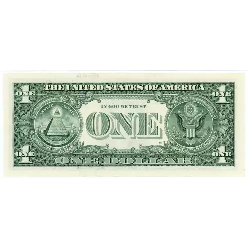 $1 2006 Green seal. Small Size $1 Federal Reserve Notes 1933-J* (2)