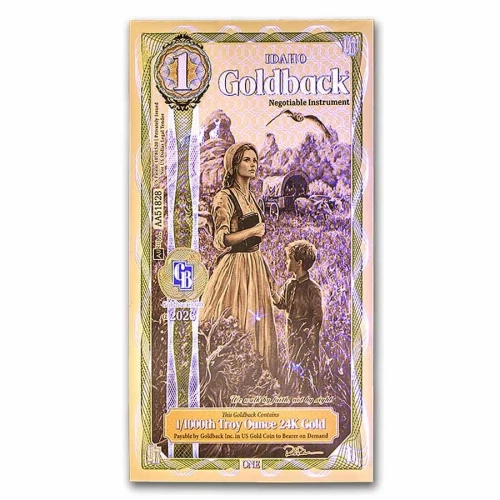 1 Idaho Goldback (24K Gold) (2)