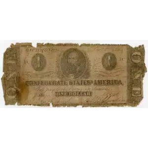 $1   Issues of the Confederate States of America CS-55