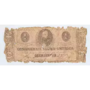 $1   Issues of the Confederate States of America CS-62