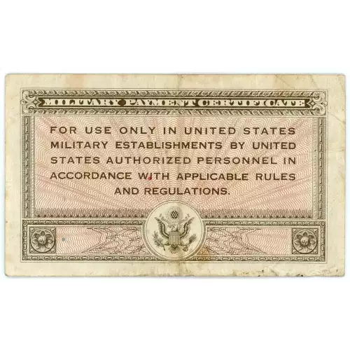 $1 Military Payment Certificate, Series 472 (2)