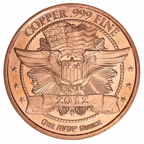 1 oz .999 Copper Round - 2012 Panada Bears (2)