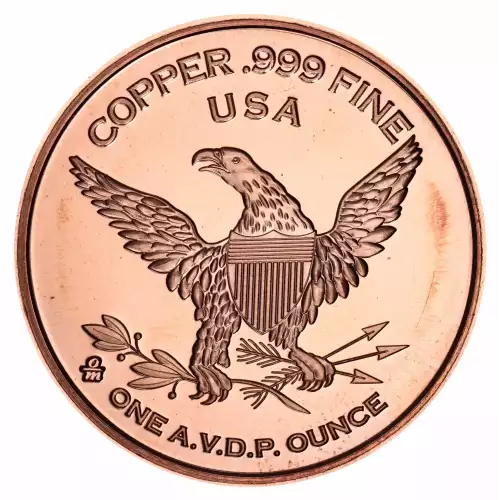 1 oz .999 Copper Round - African Wildlife Elephant (2)