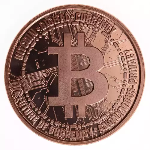 1 oz .999 Copper Round - Bitcoin (2)