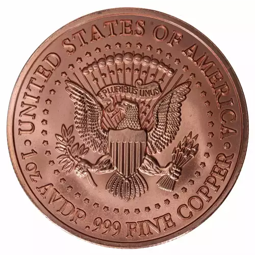 1 oz .999 Copper Round - Donald J. Trump