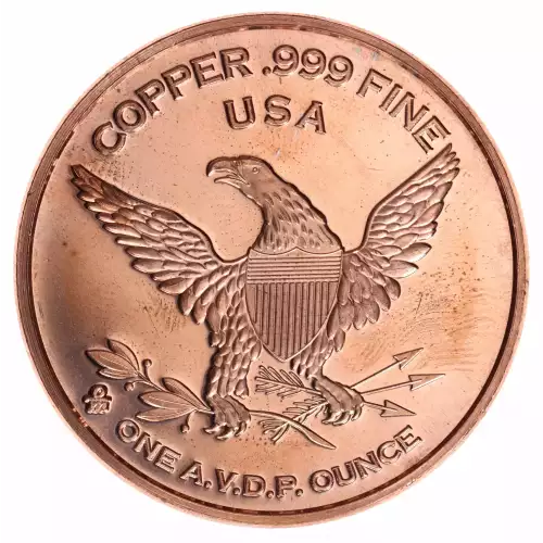 1 oz .999 Copper Round - Lone Star State Texas (2)