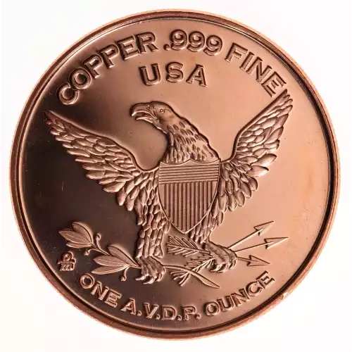 1 oz .999 Copper Round - M16 (2)