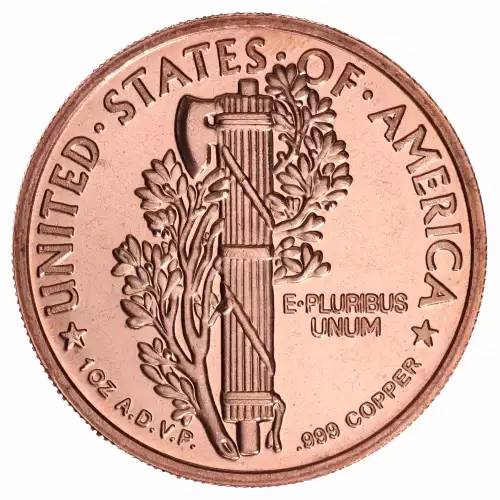 1 oz .999 Copper Round - Mercury Dime (2)
