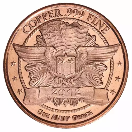 1 oz .999 Copper Round - Morgan Dollar (2)
