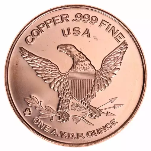 1 oz .999 Copper Round - Seated Liberty (2)