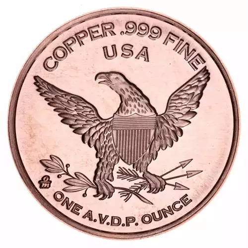 1 oz .999 Copper Round - US Air Force (2)