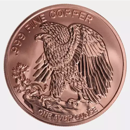 1 oz .999 Copper Round - Walking Liberty (Reverse Proof) (2)