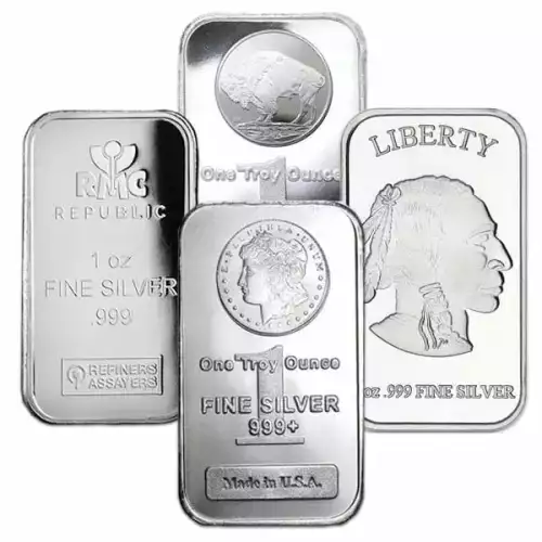 1 oz Generic Silver Bar 