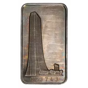 1 oz Silver Art Bar - Chase Tower  The First National Bank of Chicago (2)