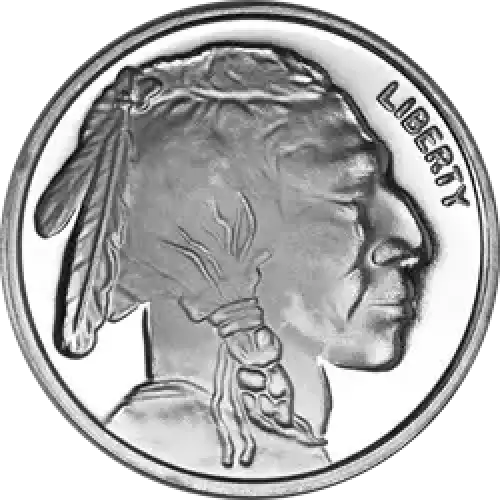 1 oz Silver Buffalo Round (2)