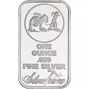 1 oz  SilverTowne Silver Bar - Prospector