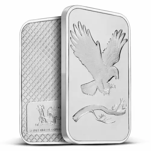 1 oz  SilverTowne Silver Bar - Trademark Eagle (2)