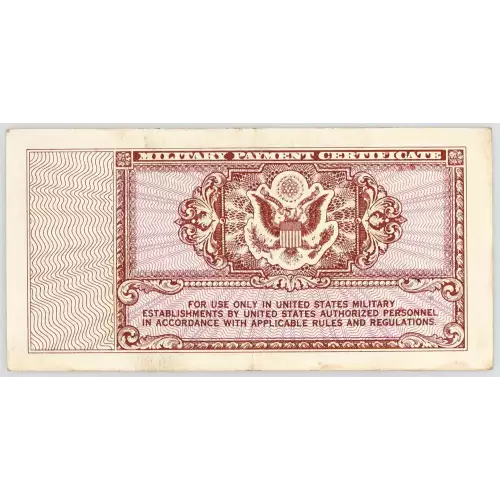 10 Cent Military Payment Certificate, Series 472  