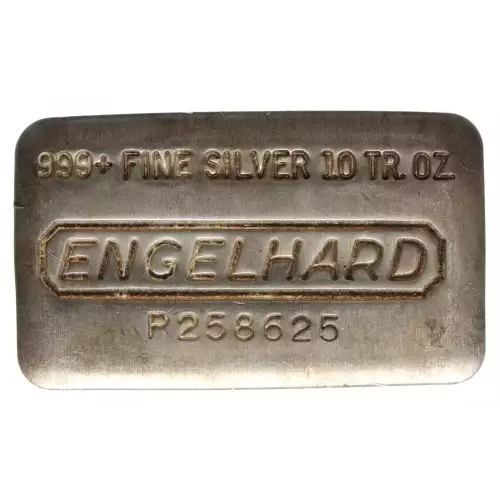 10 oz Engelhard Silver Bar - 11th Series  P Serial (2)