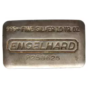 10 oz Engelhard Silver Bar - 11th Series  P Serial (2)