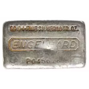 10 oz Engelhard Silver Bar - Waffle Back (2)