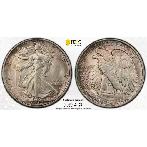 1917-D 50C Obverse