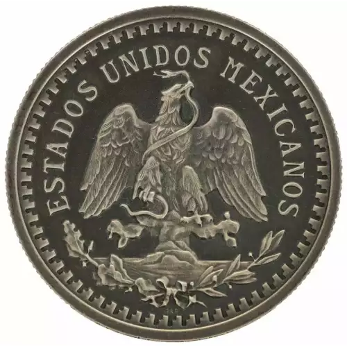 1921 Mexico 2 oz Silver 50 Pesos 100th Anniversary BU MS (Mintage 999) Antiqued (2)