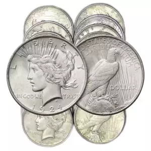 1922-1935 Peace Silver Dollar - AU