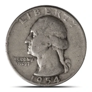 1932-1964 90% Silver Washington Quarter (Circulated)