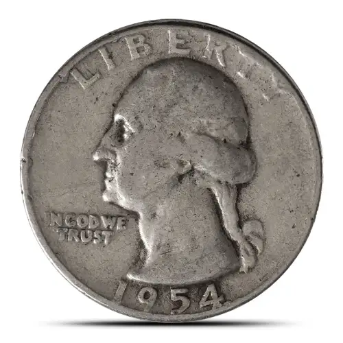 1932-1964 90% Silver Washington Quarter (Circulated)