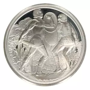 1973 Royal SHAKESPEARE Co. THE TWO NOBLE KINSMEN Proof Silver Medal