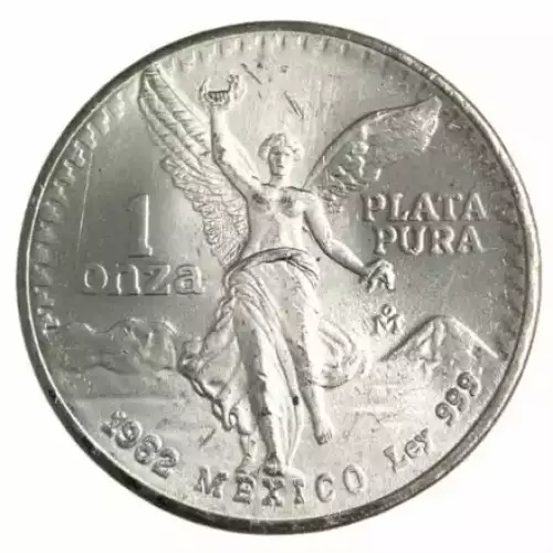 1982 1oz Mexican Silver Onza Libertad