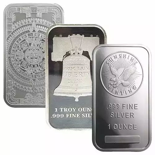 1oz Generic Silver Bar (Our Choice)