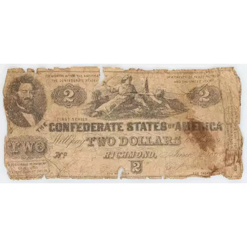 $2   Issues of the Confederate States of America CS-42 (2)