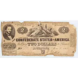 $2   Issues of the Confederate States of America CS-42