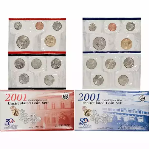 2001 U.S. Mint Set  (2)