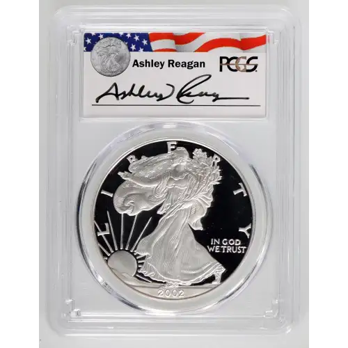2002-W $1 Silver Eagle Ashley Reagan, DCAM (2)