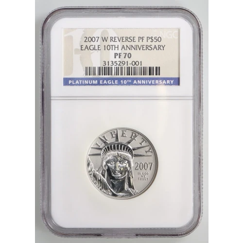 2007 W 10TH ANNIVERSARY SET OFFICIAL US MINT SET (2)