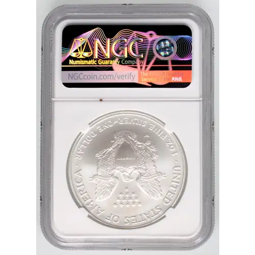 2007 W BURNISHED SILVER EAGLE ANNUAL DOLLAR COIN SET OFFICIAL US MINT SET (4)