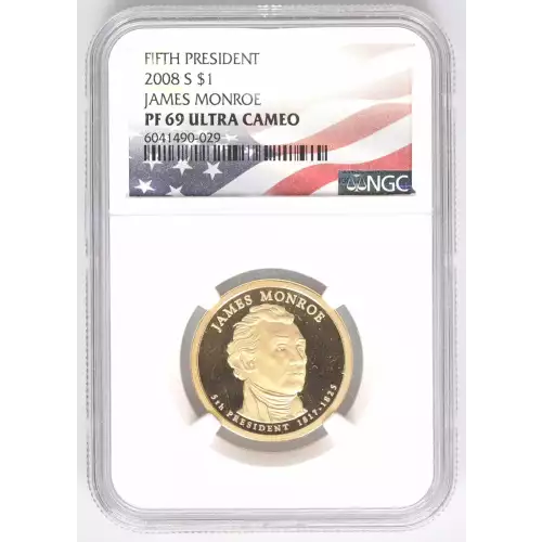 2008 JAMES MONROE FIFTH PRESIDENT ULTRA CAMEO