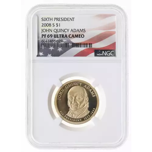 2008 JOHN QUINCY ADAMS SIXTH PRESIDENT ULTRA CAMEO