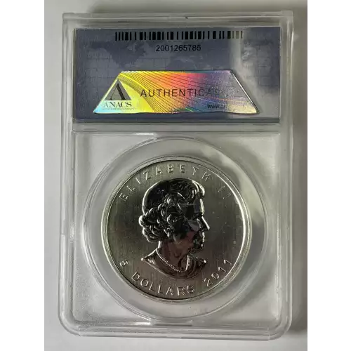 2011 Canada .999 Fine Silver 1 oz $5 Silver Wolf (3)