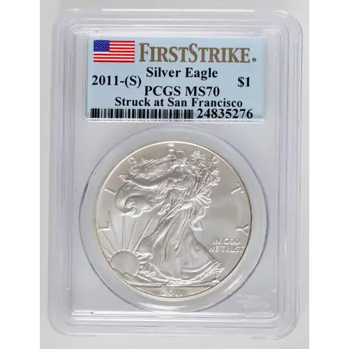 2011-(S) $1 Silver Eagle Struck at San Francisco First Strike (2)