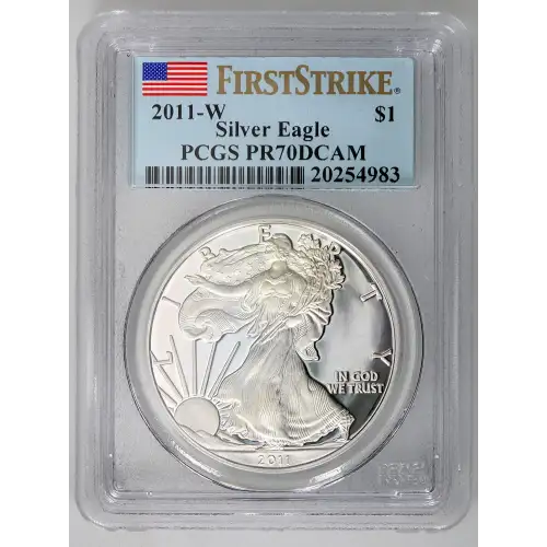 2011-W $1 Silver Eagle First Strike, DCAM