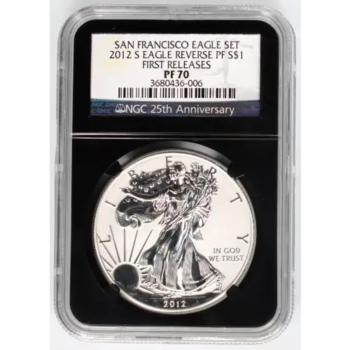 2012 S SAN FRANCISCO EAGLE SET FIRST RELEASES OFFICIAL US MINT SET (3)